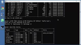 MySQL Tutorial - 39 - DEFAULT Values