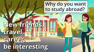 Why do you study abroad? | English conversation