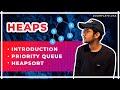 Introduction to Heap Data Structure + Priority Queue + Heapsort Tutorial