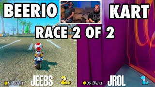 BEERIO KART - TOAD HARBOR - MARIO KART DELUXE 8 - 1 V 1 - RACE 2