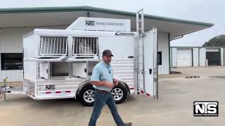 2025 Cimarron 2 Horse Bumper Pull Trailer!