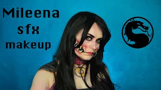 MILEENA Mortal Kombat X SFX Makeup Tutorial | IamVel