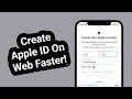 How to Create an Apple ID Account on the Web