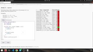 Codingjs (Codingbat) Array-2 --zeroMax Javascript solution