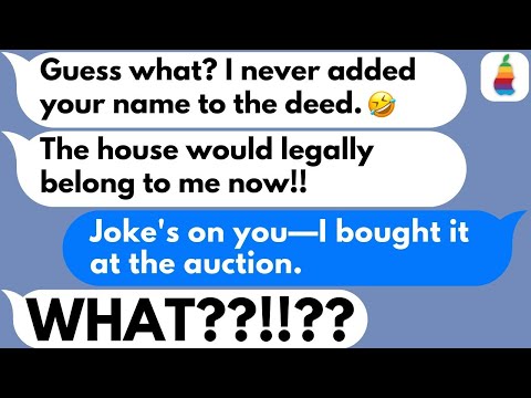 【Texts】 My ex-husband plotted to exclude me from the property, so I reversed the situation