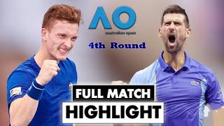 Novak Djokovic vs Jiri Lehecka 4th Round Highlights - Australian Open 2025