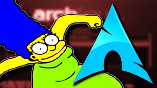 Marge Simpson installs Arch Linux