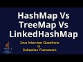 Java Interview Questions - HashMap VS LinkedHashMap Vs TreeMap