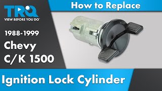 How to Replace Ignition Lock Cylinder 1988-1999 Chevy C/K1500