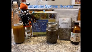 Making Echinacea Tinctures to boost your immune system.