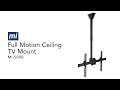 full motion ceiling tv mount mi 509b features