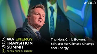 The Hon. Chris Bowen on solar for regional WA households | CEDA WA Energy Transition Summit 2023