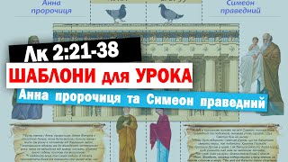 Недільна школа | Шаблони для урока | Стрітення, Анна пророчиця та праведний Симеон