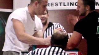 Armwrestling left  hand Stefan Lengarov vs. Dimitar Julev - Final