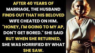 The Husband Discovers his Beloved Wife Cheated on him after 40 years of Marriage. \