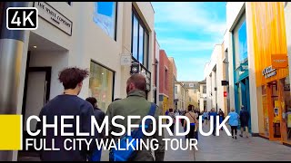 Chelmsford, Essex, UK NOW | City Centre walking tour