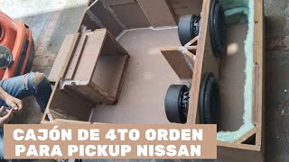 Cajón de 4to orden para pickup Nissan