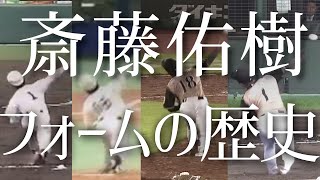 斎藤佑樹　フォームの歴史