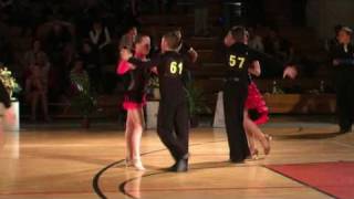 Szok Gliwice Szymon Lewkowicz i Magdalena Bandelewicz  Rumba VII Gliwickie Spotkania Taneczne 2009