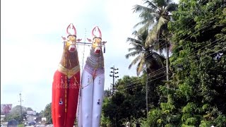 Ochira Kalakettu 2019 ഓച്ചിറ കാളകെട്ട് കാലഭൈരവൻ|shot from the cabin top of tipper lorry