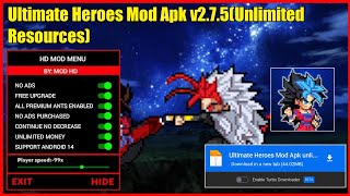Ultimate Heroes Mod Apk V2 7 5 Unlimited Money Free Shopping Latest