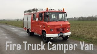 Fire Truck Camper Van | Mercedes Benz 608D | Van Conversion | Feuerwehr Wohnmobil