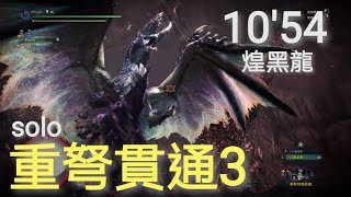 MHWIB -【重弩貫通3】vs【煌黑龍】solo/10'54