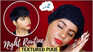 Pin Curls On My Pixie Cut Relaxed Short Hair Hair Tutorial