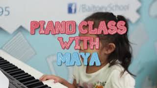 Kid Plays Piano: Maya | Baitoey Homeschool