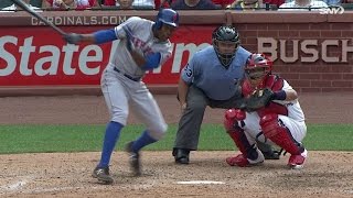 NYM@STL: Grandy leads off the 13th inning with double