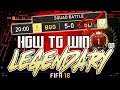 HOW TO WIN ON LEGENDARY! FIFA 18 SQUAD BATTLES!