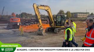 Bergamo, cantieri per linea Ponte San Pietro e Aeroporto Orio