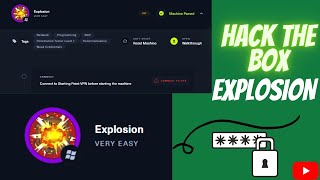 Hack The Box - Explosion | BEGINNER FRIENDLY