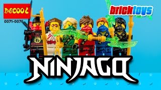 Review Ninjago Decool 0071-0076, ミニフィグ Ninjago [Brick Toys]