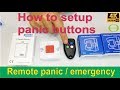 How to set up wireless emergency panic buttons