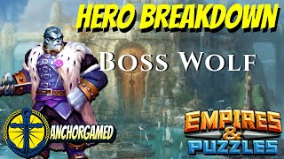 Boss Wolf Empires and Puzzles Hero Breakdown