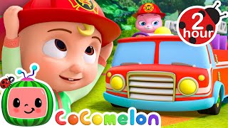 JJ's Animal Fire Truck 🚒 CoComelon JJ's Animal Time Nursery Rhymes \u0026 Kids Songs | After School Club