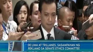 De Lima at Trillanes, sasampahan ng reklamo sa Senate Ethics Committee