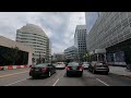 stamford 4k driving downtown connecticut usa