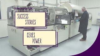 Ceres Power: high speed print line helps scale up fuel cell production