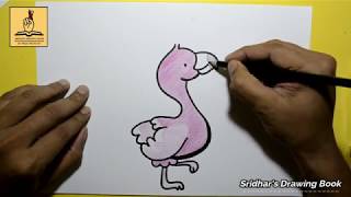 HOW TO DRAW A SMALL  BIRD FOR KIDS  STEP BY STEP
