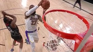 LeBron James EPIC DUNK!!! | Lakers vs Houston Rockets Game 5 semifinals NBA Bubble Playoffs 2020