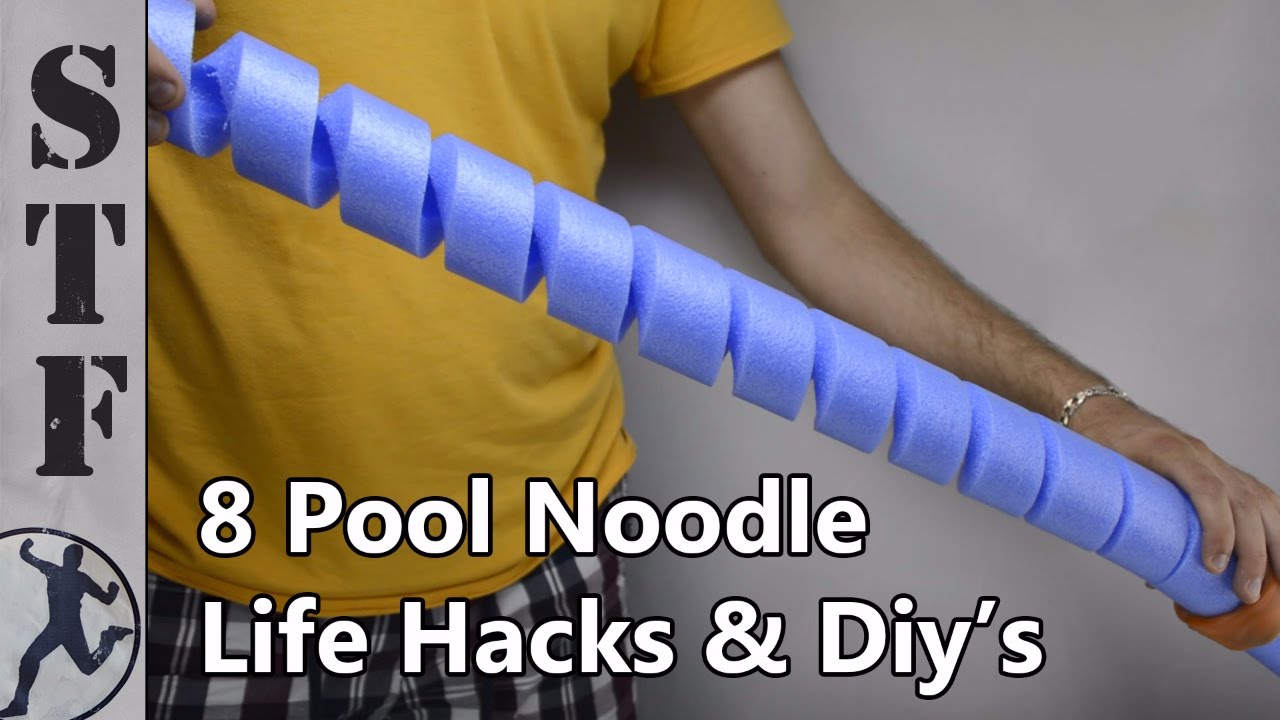 8 Pool Noodle Life Hacks & Diy's - YouTube