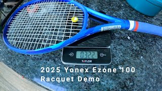 Yonex Ezone 2025 Tennis Racquet Review and Demo