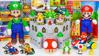 68+ Minutes Satisfying With Unboxing Super Mario Deluxe Bowser's Castle Playset 🏰 Mario Review ASMR