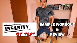 Insanity - Fit Test - Sample Workout and Review