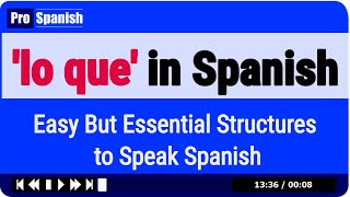 Learn Spanish - \