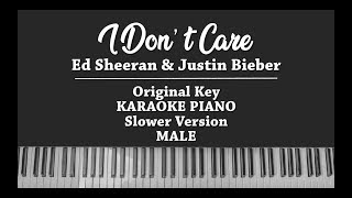 I Don't Care (PIANO INSTRUMENTAL KARAOKE COVER) Ed Sheeran & Justin Bieber
