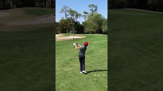 2022 Under Armour National Junior Golf Tournament approach shot for fifth grader golf kids