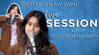 Keisya Levronka - Better On My Own (Live Session at YouTube Afterparty)